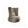 Fauteuil haut de gamme italien Canapé en tissu gras